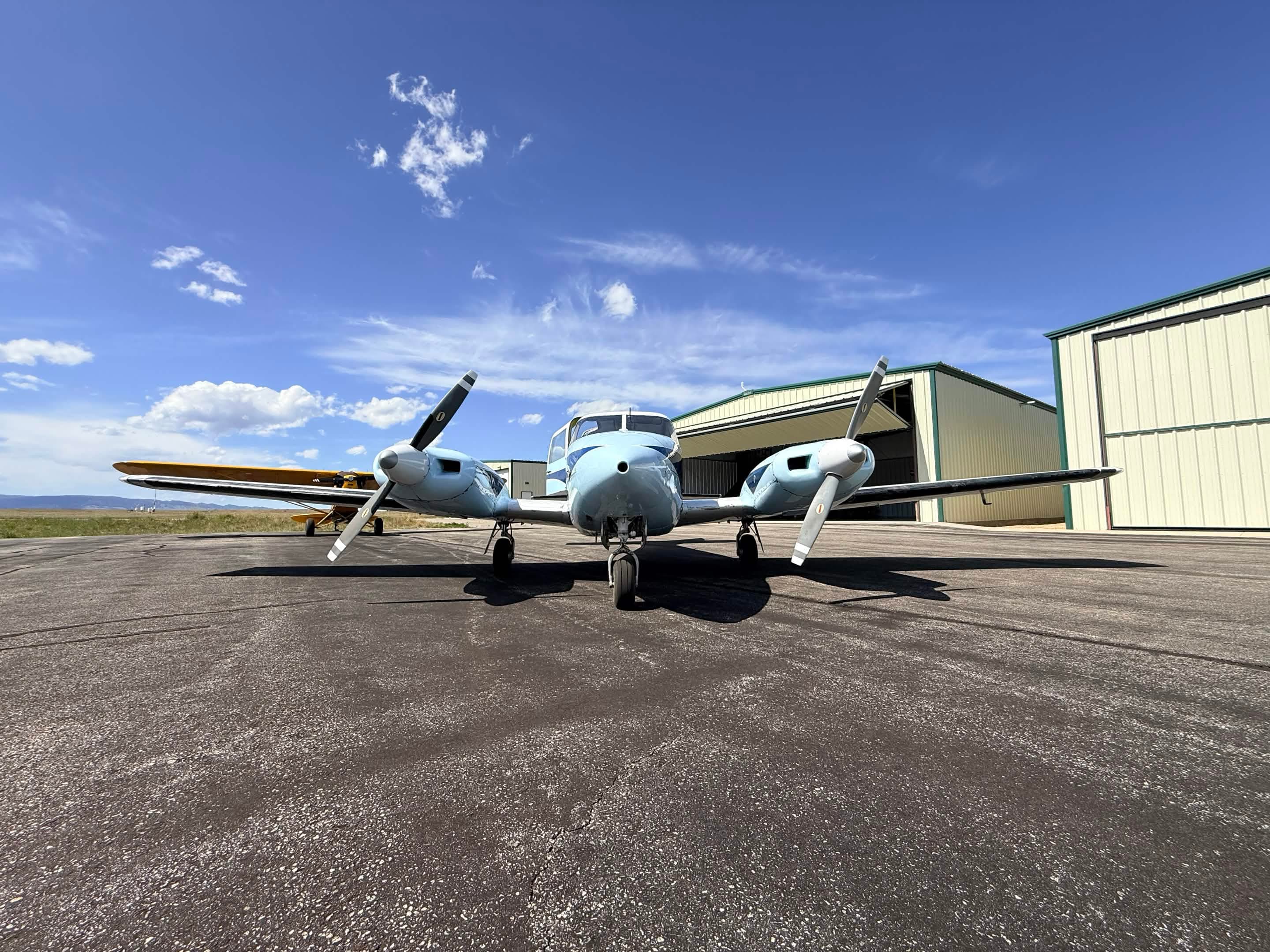 Twin-engine aircraft for multi-engine training in Southern and Central California
